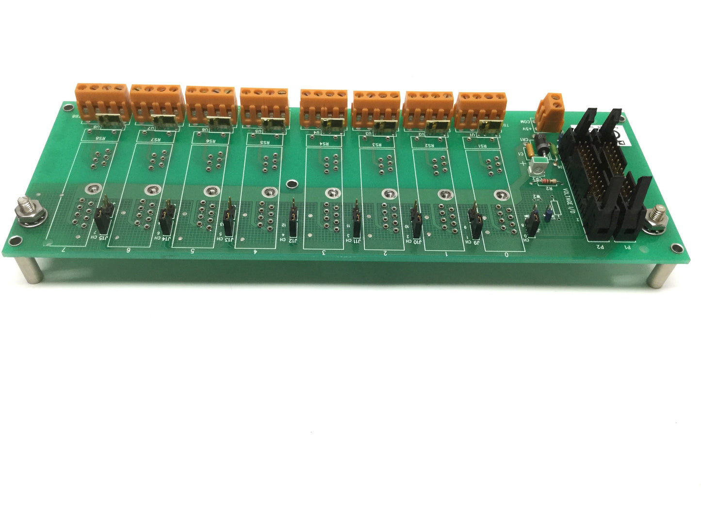Used Analog Devices 5B08 Multiplexed I/O Module Backplane, 8-Channel, CJC Sensors