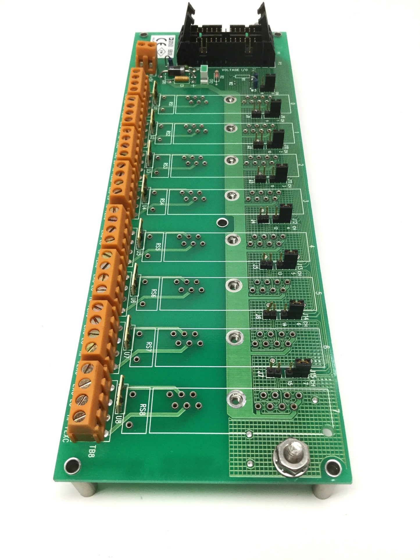 Used Analog Devices 5B08 Multiplexed I/O Module Backplane, 8-Channel, CJC Sensors