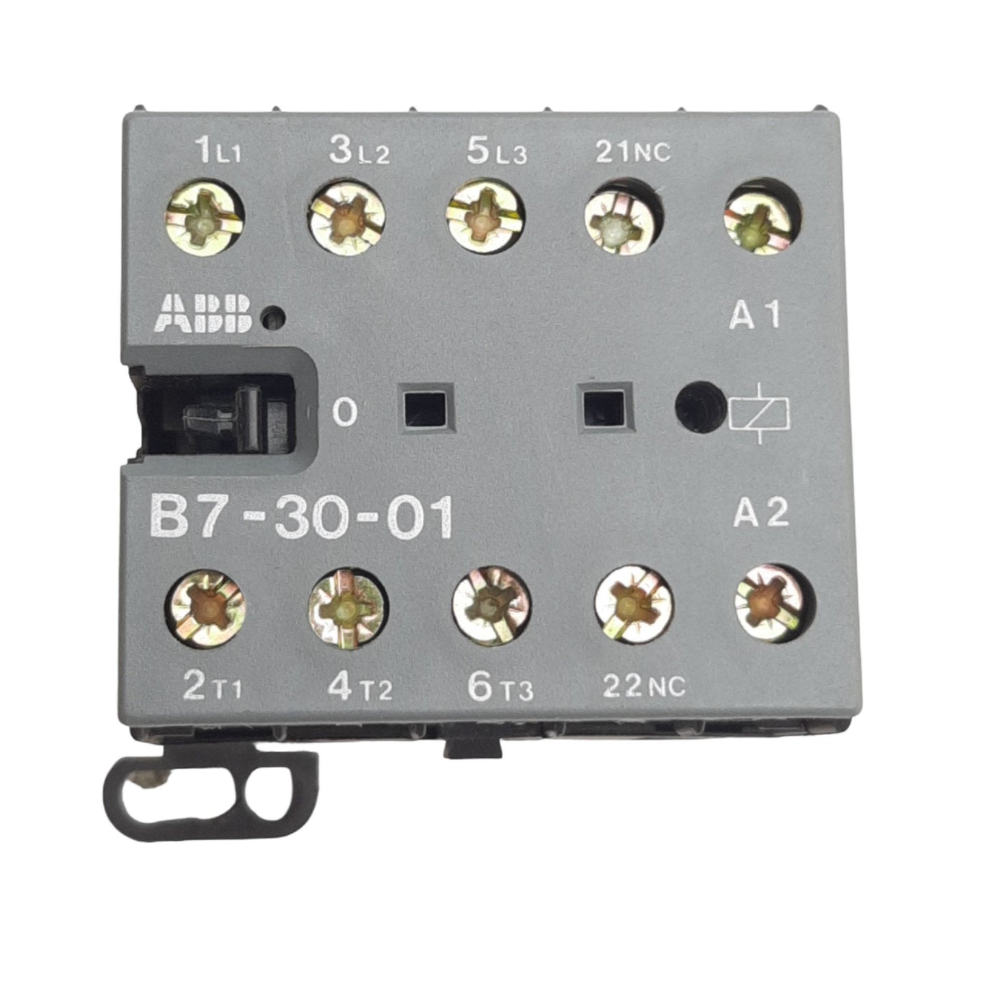 Used ABB B7-30-01 Mini Contactor 3-Pole, 3NO+3NC, 1NC Auxiliary, 600VAC, 110V Coil