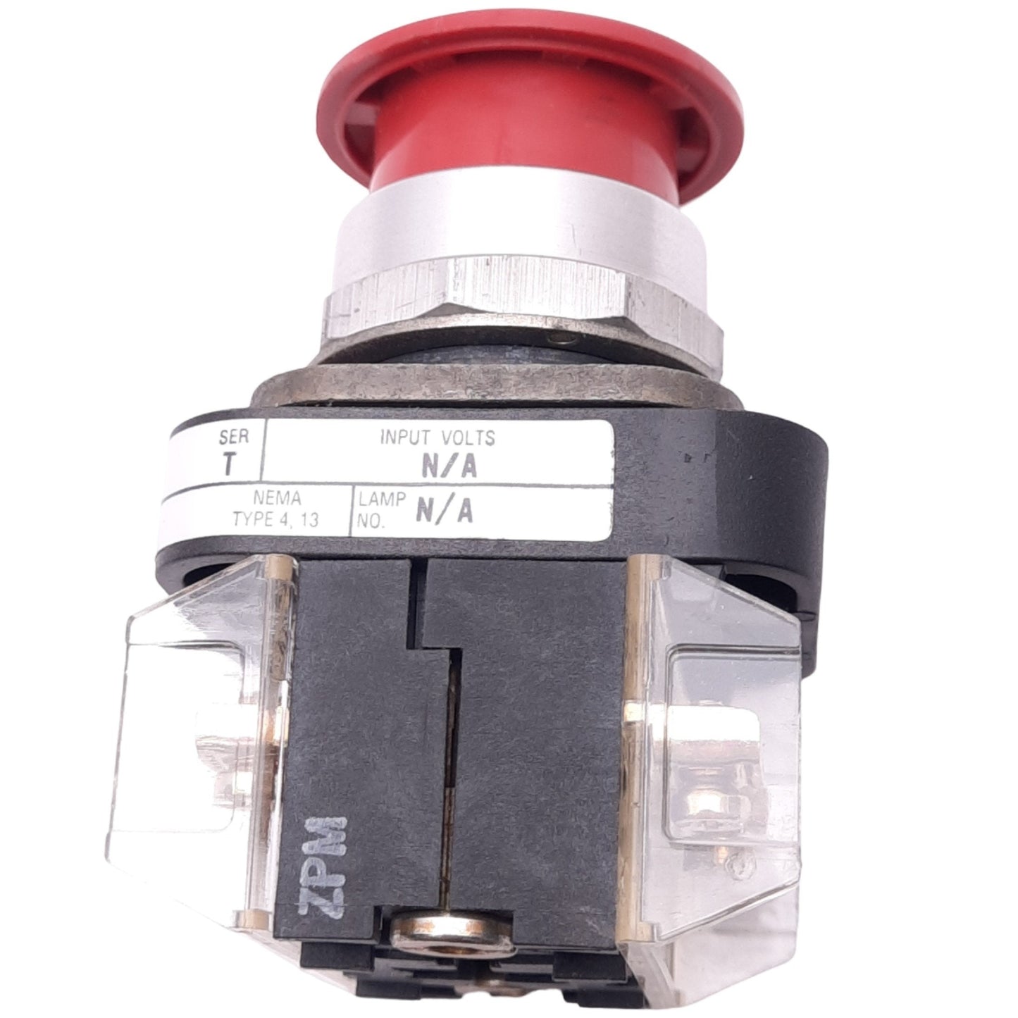 Used Allen Bradley 800T-FXA5 Push/Pull E-Stop Button, 30mm, 2NCLB, 600V 10A Max