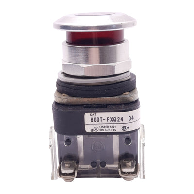 Used Allen Bradley 800T-FXQ24R Red Illuminated Push/Pull E-Stop Button, ø30mm, 1NCLB