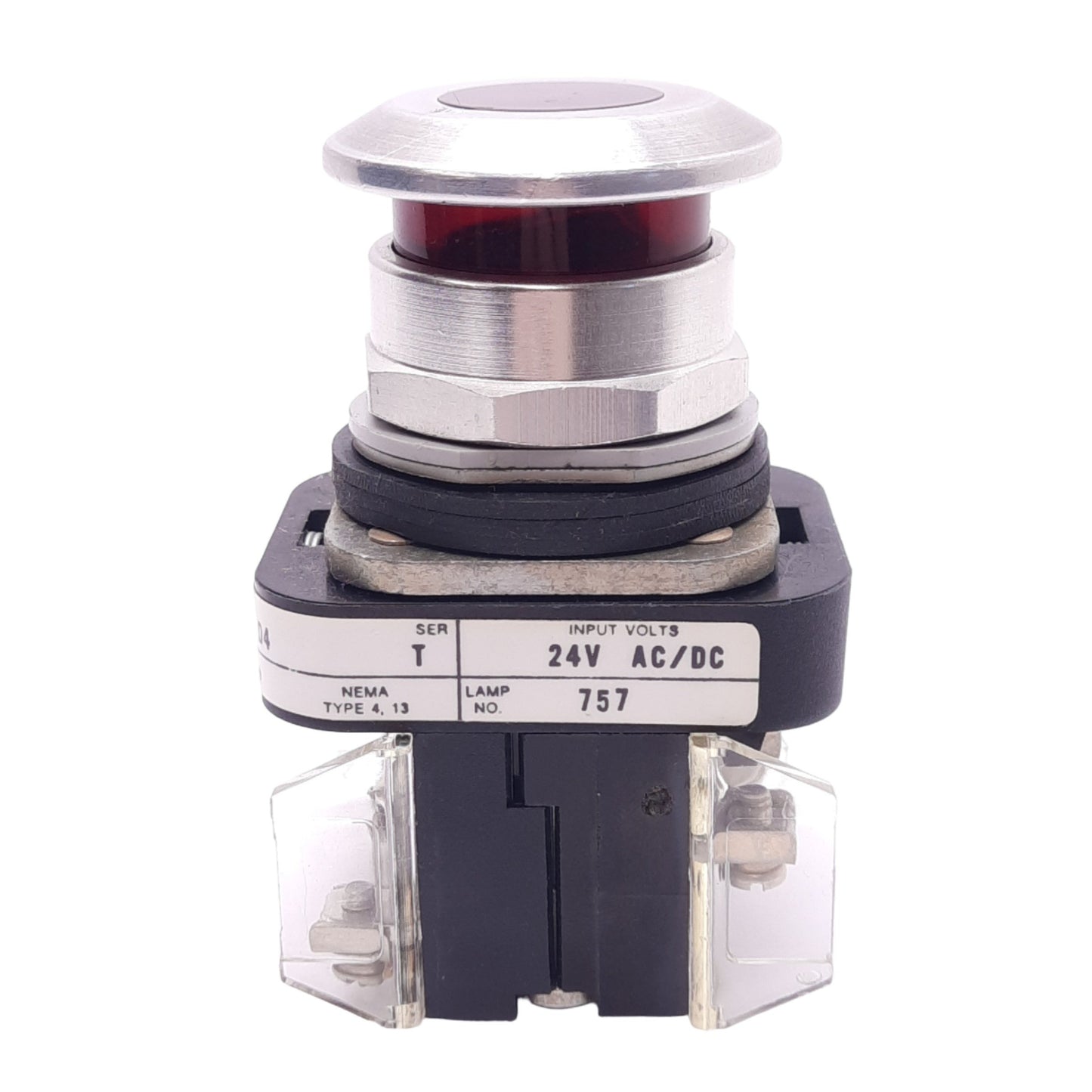 Used Allen Bradley 800T-FXQ24R Red Illuminated Push/Pull E-Stop Button, ø30mm, 1NCLB