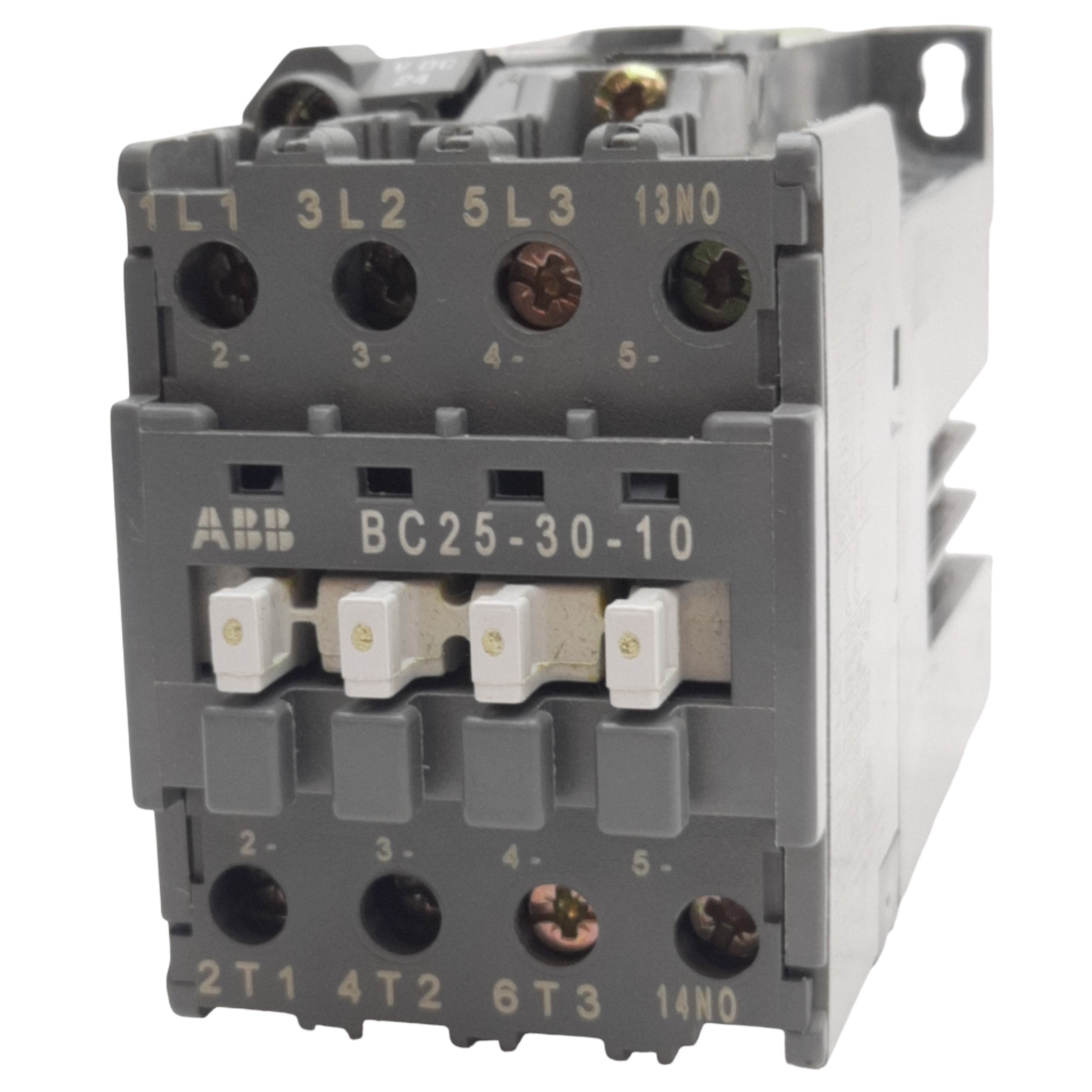 ABB BC25-30-10 Contactor 3-Pole, 1NO Auxiliary, 600VAC, 33A, 24VDC Coi ...