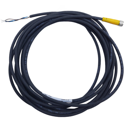 New – Open box Turck PKG 4M-5/S90/S101 U2-01931 Single End Cordset M8 4-Pin Female, 125V 2A, 5m