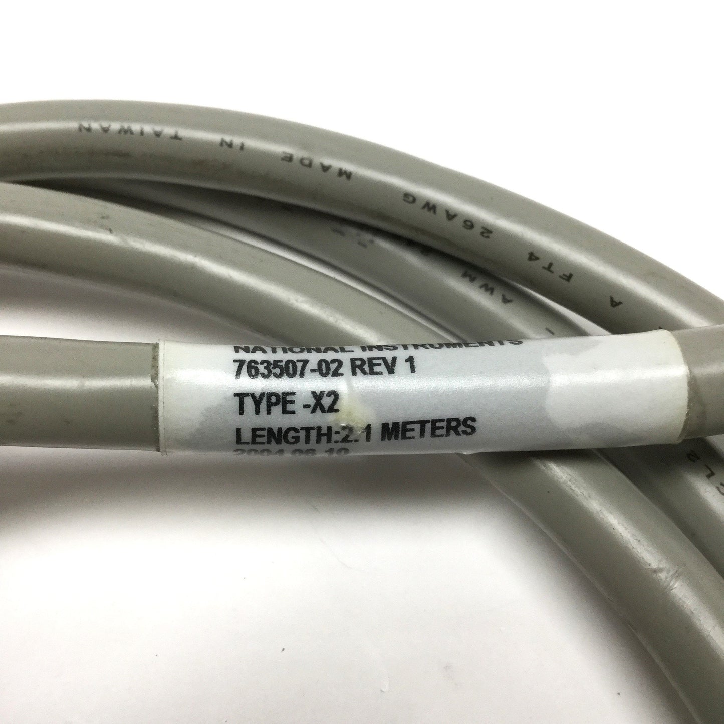 Used National Instruments NI 763507-02 GPIB 24-Pin Double-Shielded DAQ Cable -X2, 2m