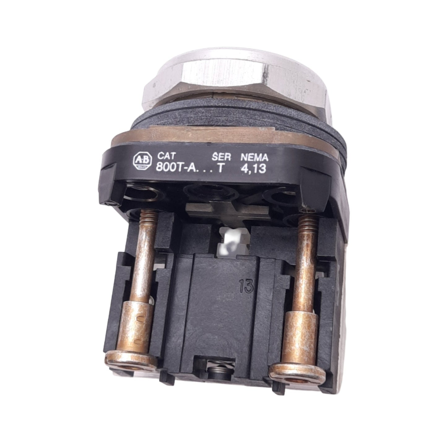 Used Allen Bradley 800T-A1D1 Green Momentary Pushbutton, ø30mm, 1NO, 600V 10A Max