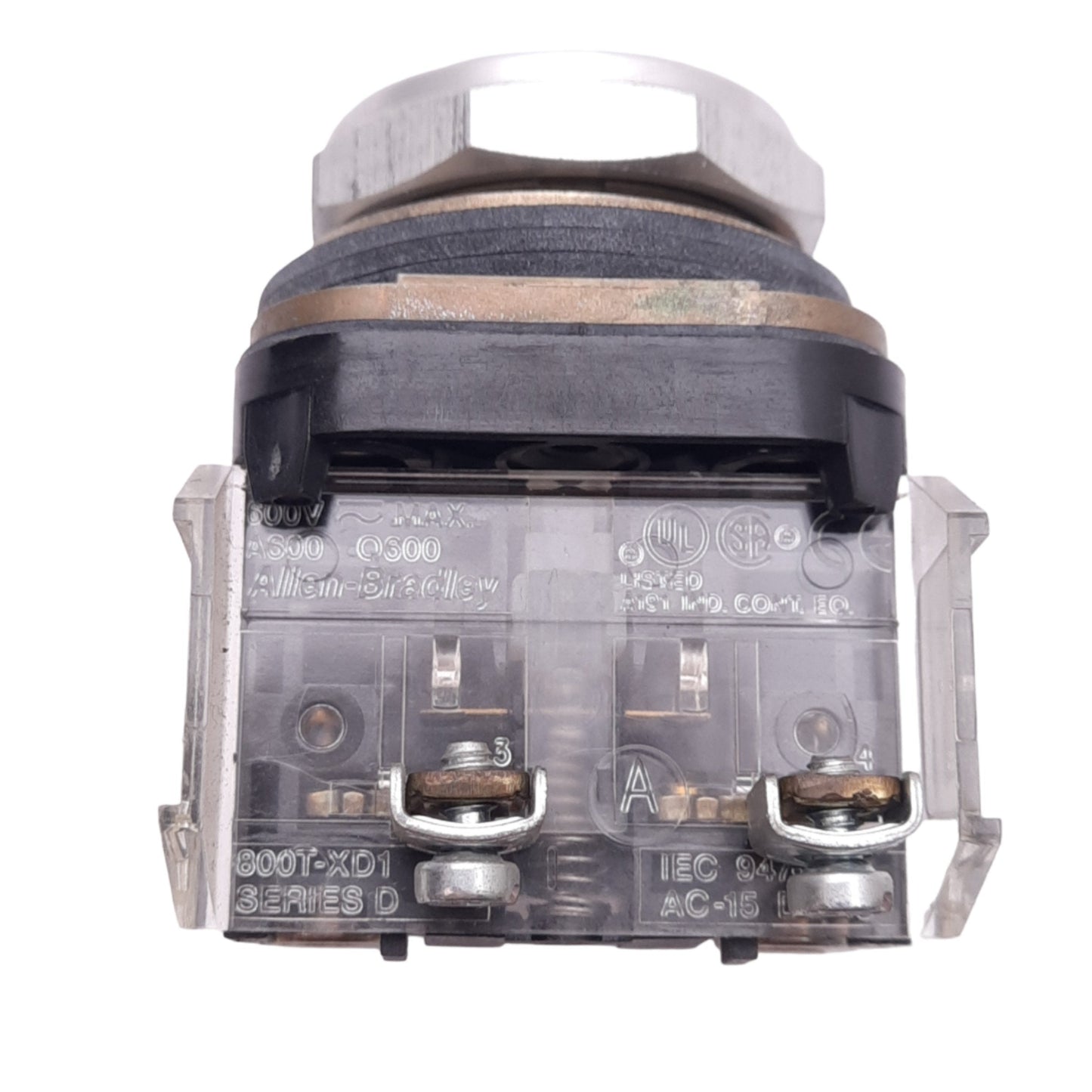 Used Allen Bradley 800T-A1D1 Green Momentary Pushbutton, ø30mm, 1NO, 600V 10A Max