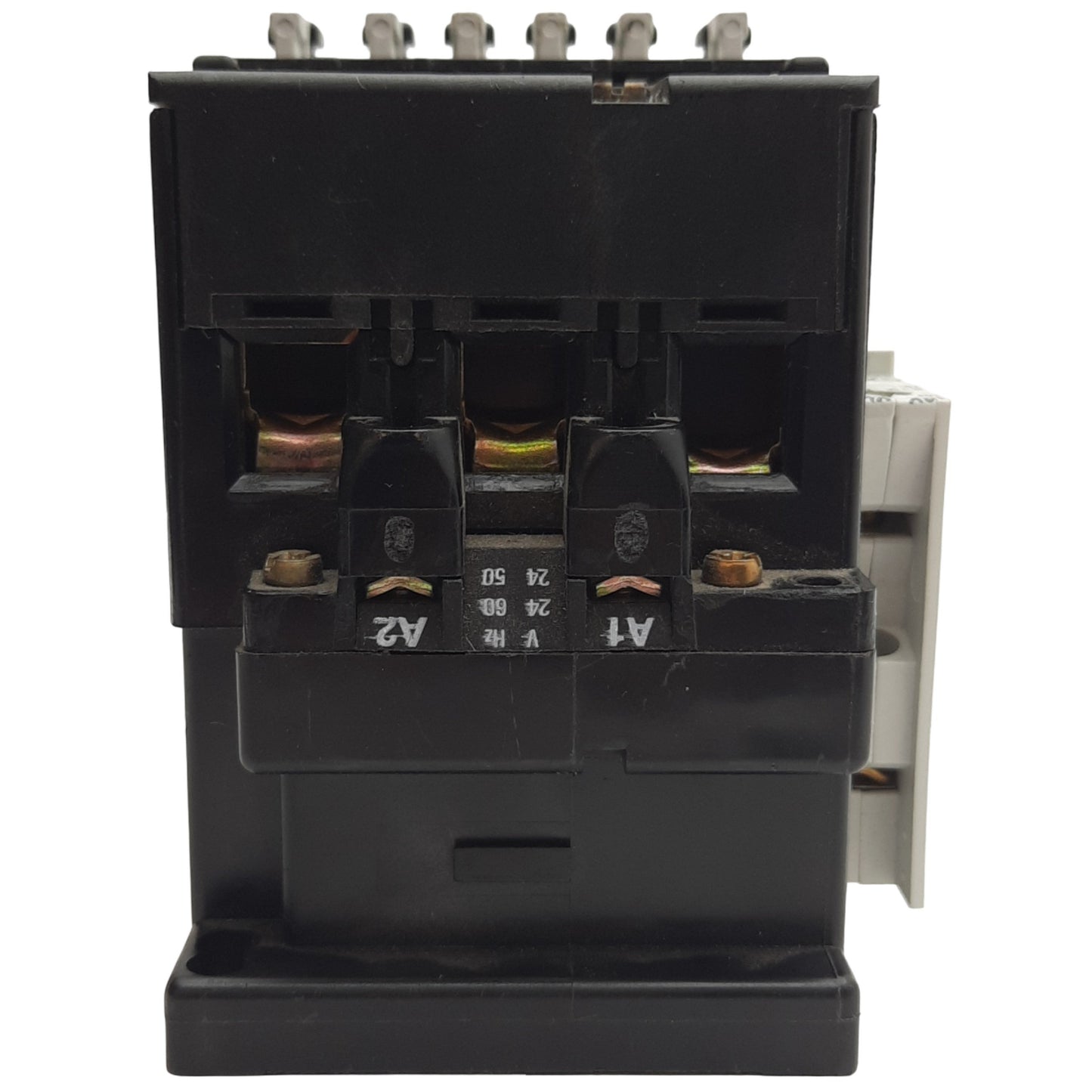 Used ABB B63C-1 Contactor 600VAC, 85A, With CAL7-11, 1NO + 1NC Auxiliary, 24V Coil