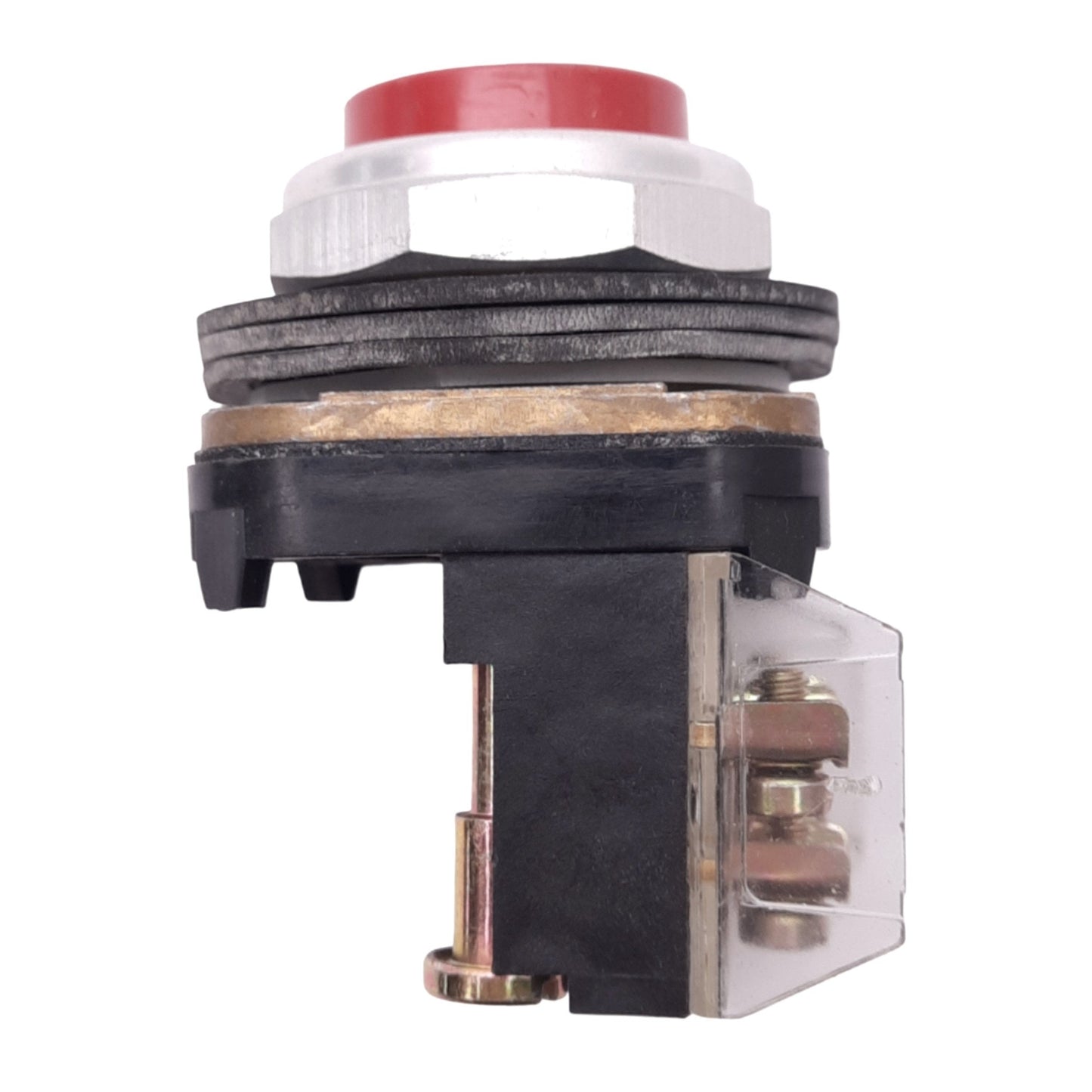 Used Allen Bradley 800T-B6A Red Momentary Pushbutton, ø30mm, 1NO 1NC, 600V 10A Max