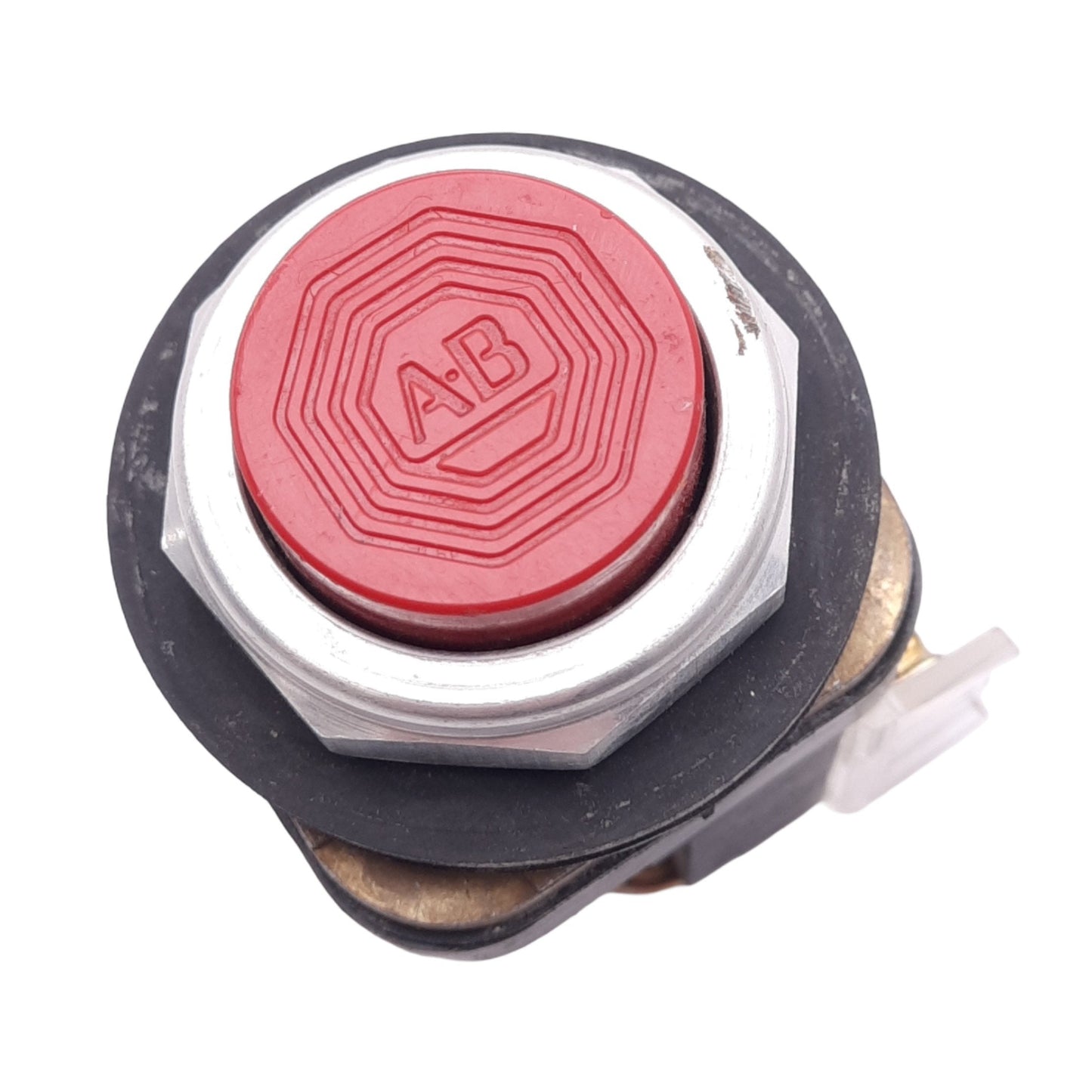 Used Allen Bradley 800T-B6A Red Momentary Pushbutton, ø30mm, 1NO 1NC, 600V 10A Max