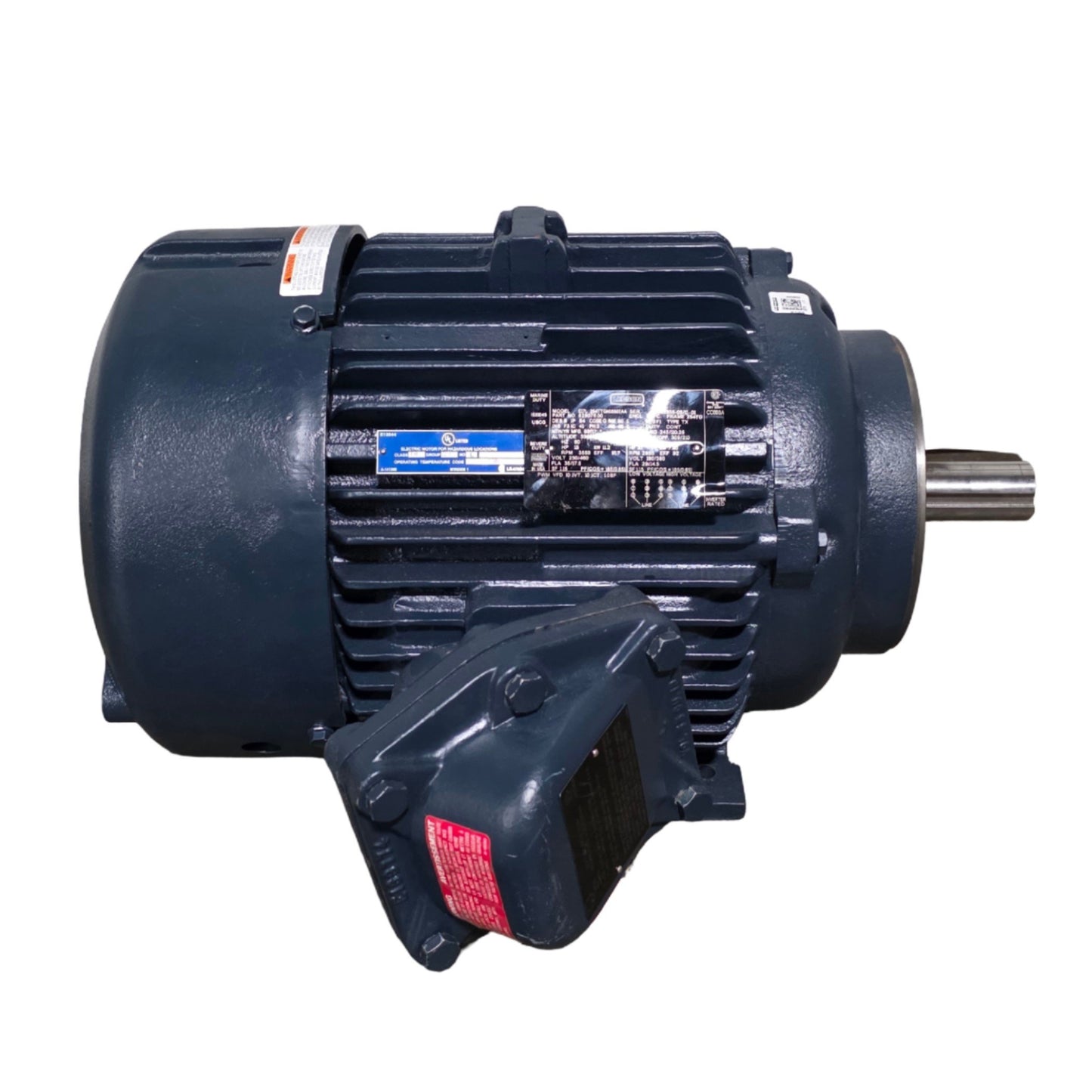 Used Leeson 825076.00 Explosion Proof Motor 15HP, 3550RPM, 254TC, 230/460VAC 3-Ph