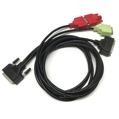 Used Adept 13322-000 XSYSTEM Cable Assembly for Front Panel, Teach Pendant, etc, 6ft