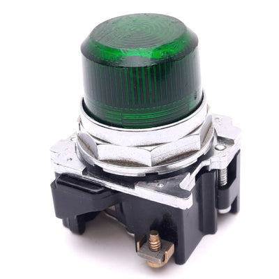 Used Eaton 10250T181NC2N Green Indicator Pilot Light, ø30.5mm, 120VAC, *Open Block
