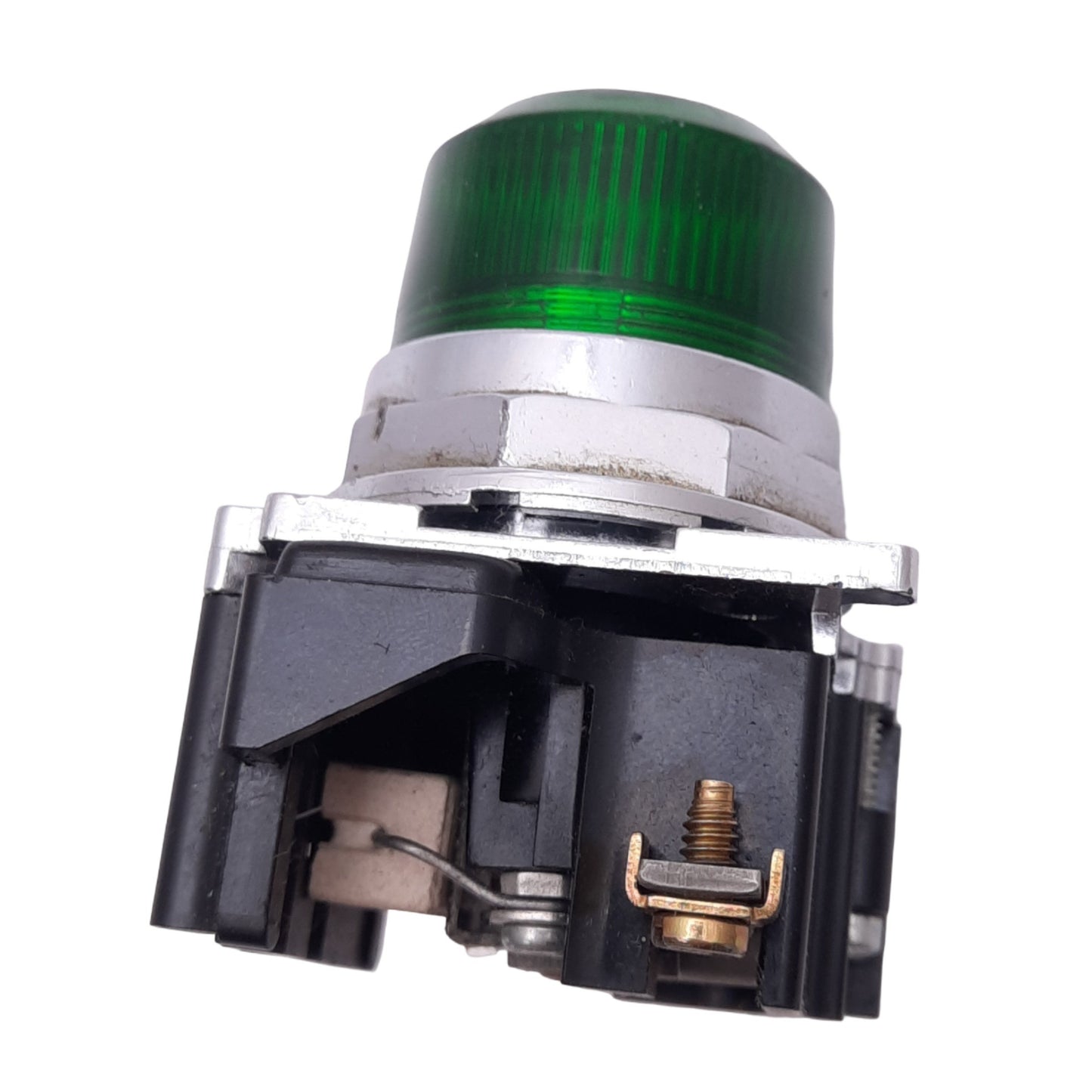 Used Eaton 10250T181NC2N Green Indicator Pilot Light, ø30.5mm, 120VAC, *Open Block