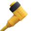 Used Turck WK 40-4M MiniFast Cable 4-Pin Female Right-Angle 7/8"-16UN 600V AC, 4m