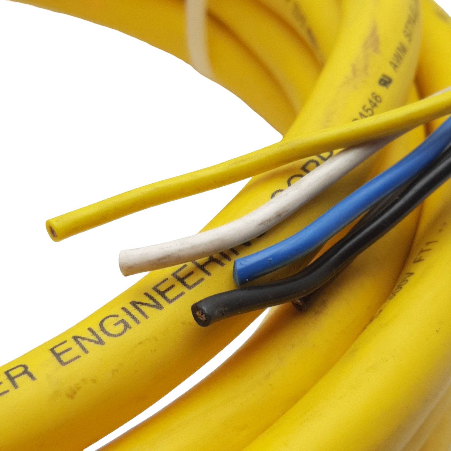 Used Banner QDC-525 Cordset, 5-Pin 7/8in Mini Female to Flying Leads, 2A 75VAC/DC, 4m