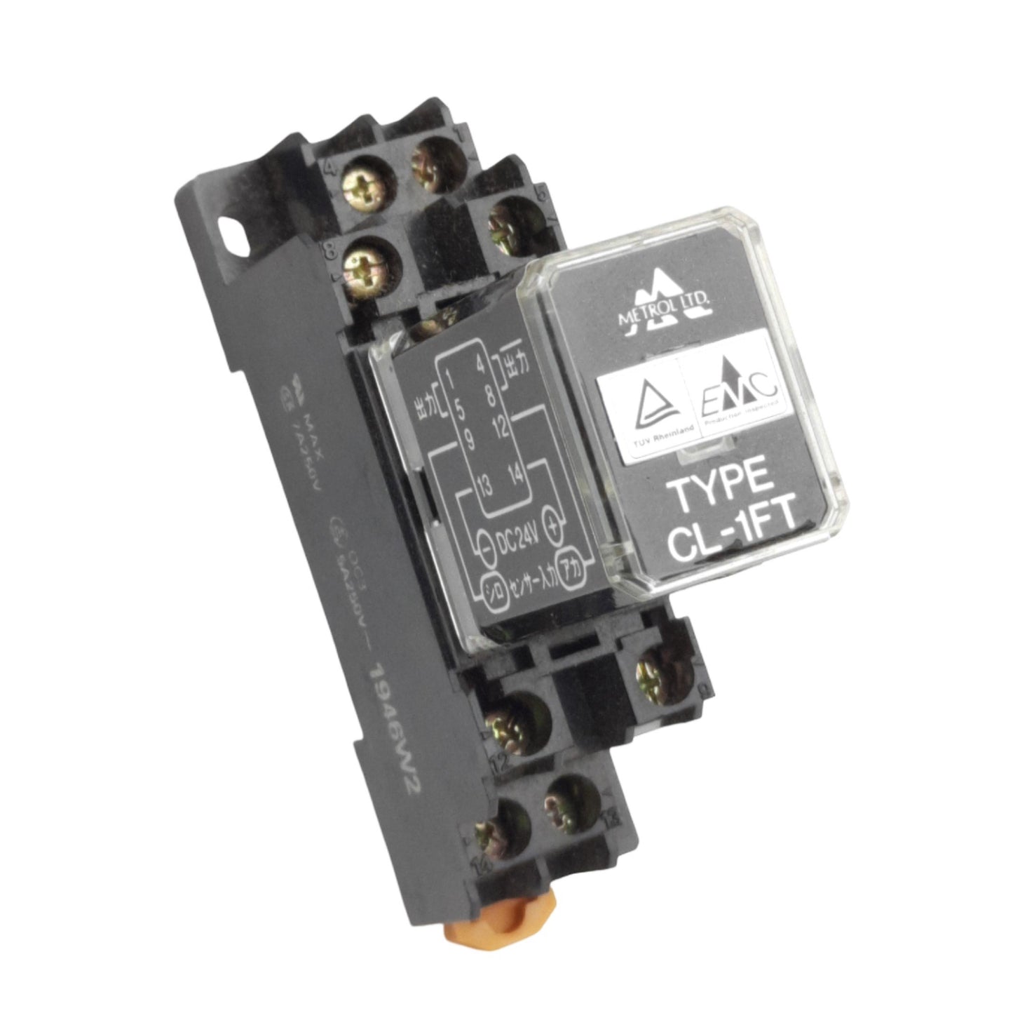 Used Metrol LTD CL-1FT Interface Relay, Photo Coupler Output, 30VDC 20mA, 24VDC Coil