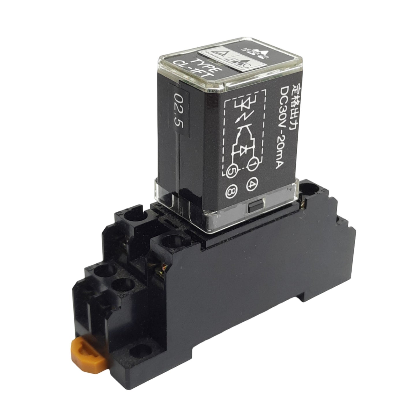 Used Metrol LTD CL-1FT Interface Relay, Photo Coupler Output, 30VDC 20mA, 24VDC Coil
