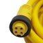 New Brad Harrison 41186 Cordset 4-Pin Size A Mini-Change Female to Flying Leads 15ft