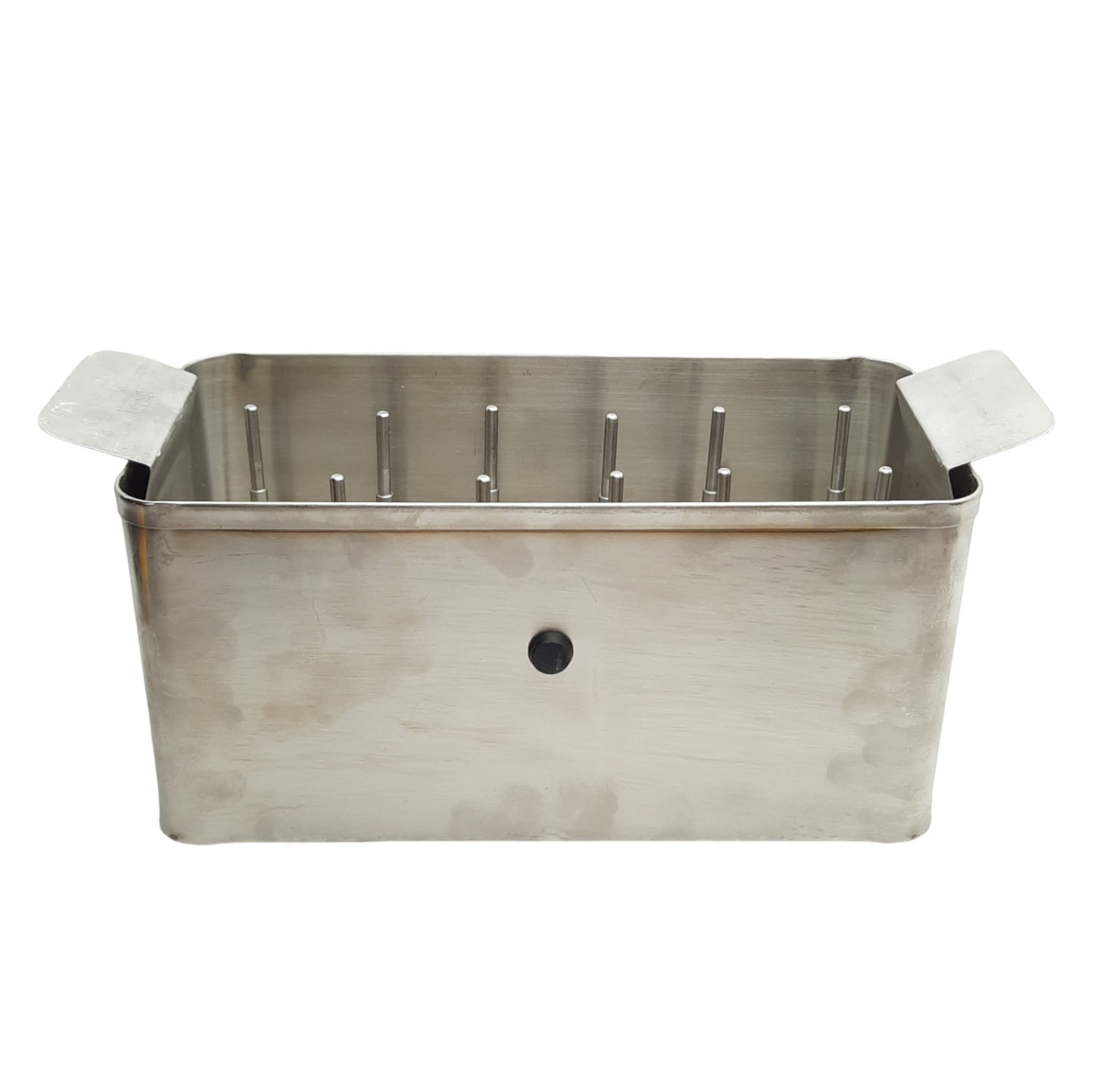 Used Stainless Steel Ultrasonic Basket With Tube Holders, Fits 1.5gal Branson