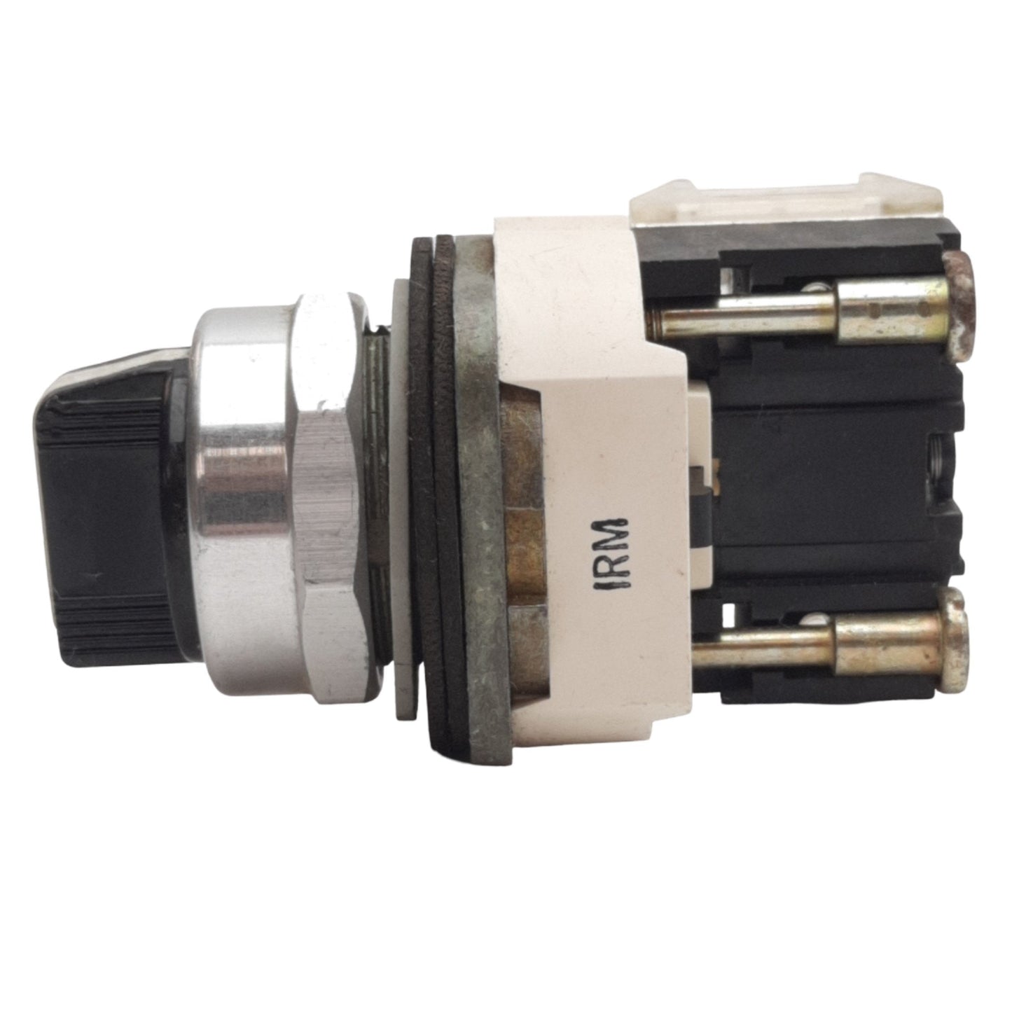 Used Allen Bradley 800T-J91 Selector Switch, 3-Position Knob, 30mm, Spring Return