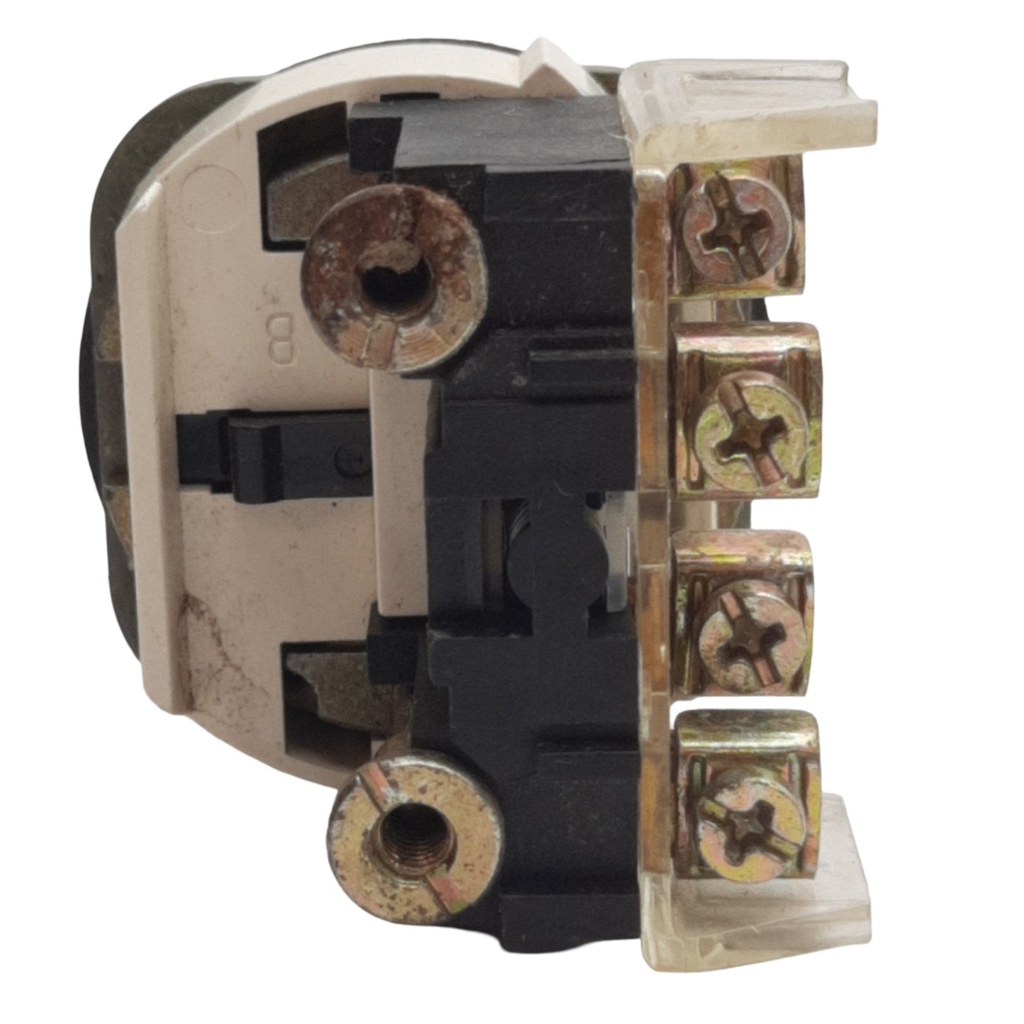 Used Allen Bradley 800T-J91 Selector Switch, 3-Position Knob, 30mm, Spring Return