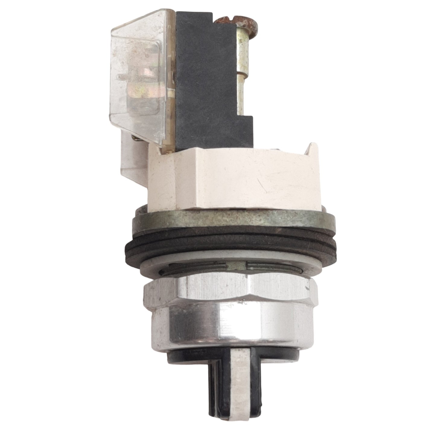 Used Allen Bradley 800T-J91 Selector Switch, 3-Position Knob, 30mm, Spring Return