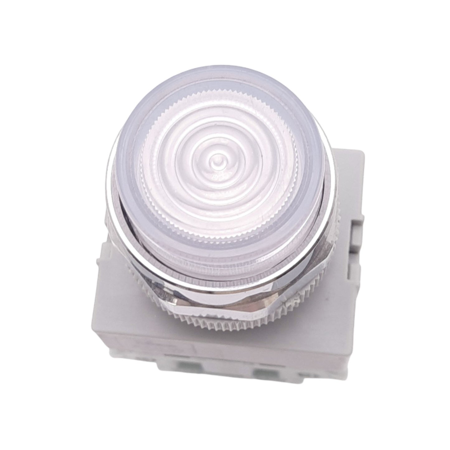 New IDEC HW4L-A2F20QD-W-24V White Maintained Pushbutton, 2-Position, 22mm, 24V LED