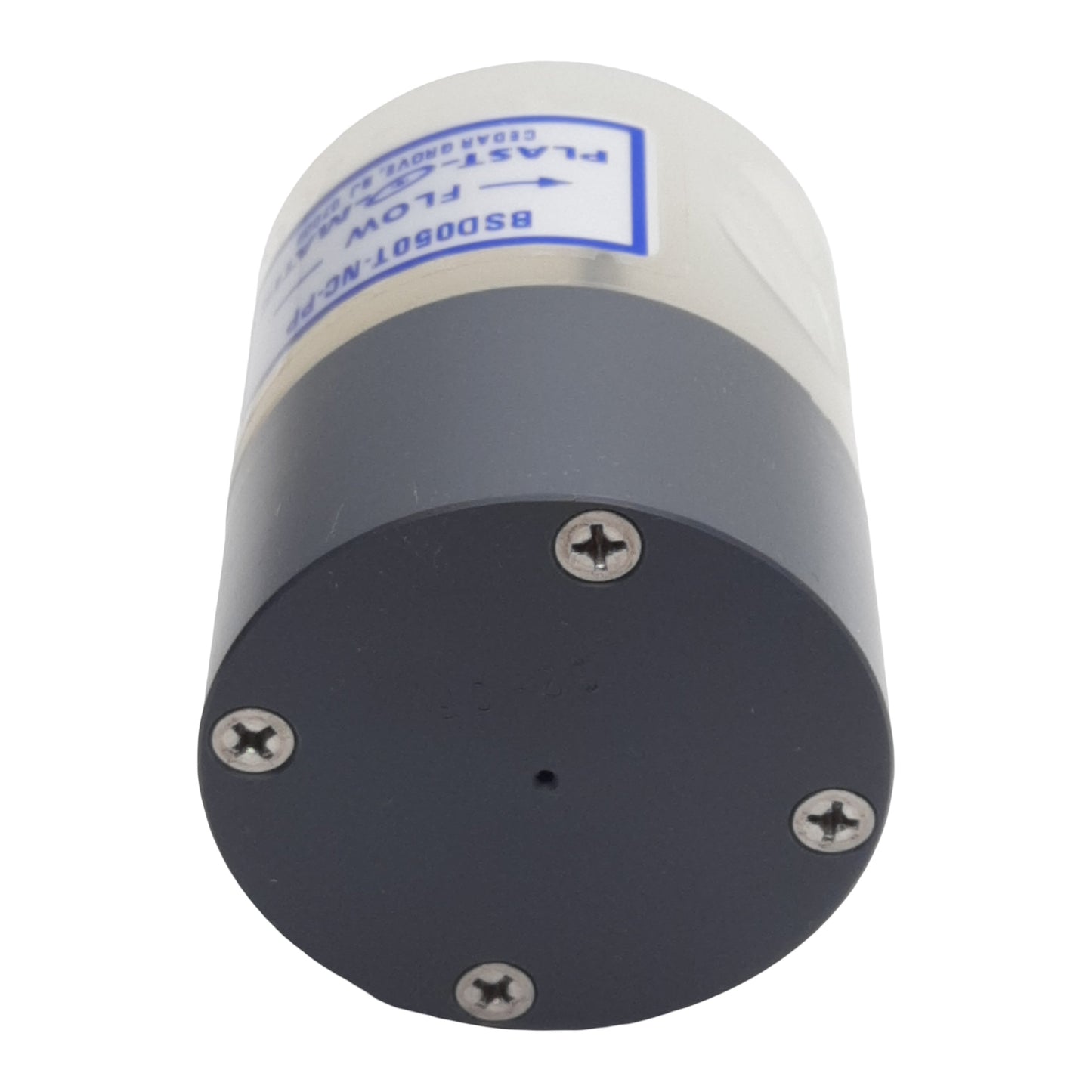 Used Plast-O-Matic BSD050T-NC-PP Pneumatic Valve, 3-Way NC, 1/2in NPT, 0-100psi, PTFE