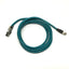 Used Allen-Bradley 1585D-M4HBJM-2M5 Ethernet Cable Patchcord, M12 4-Pin RJ45, 2.5m