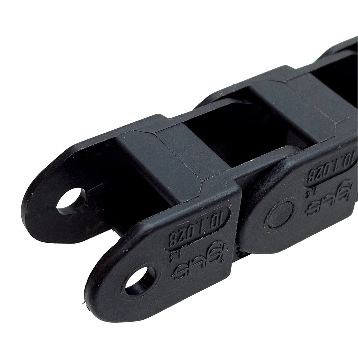 Used Igus 10.1.028 Energy Chain, 28mm Bending, 15x18mm Inner, 30Links, 3ft *No Ends*