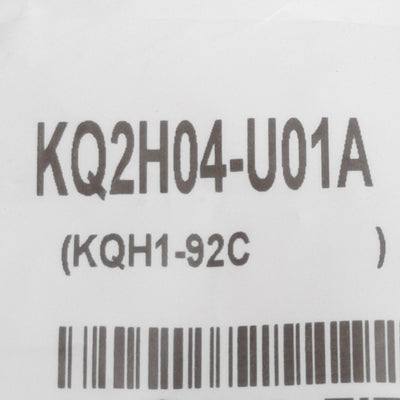 New Lot of 20 SMC KQ2H04-U01A One-Touch Fitting, 1/8in Uni Male x ø4mm Tube, 1MPa