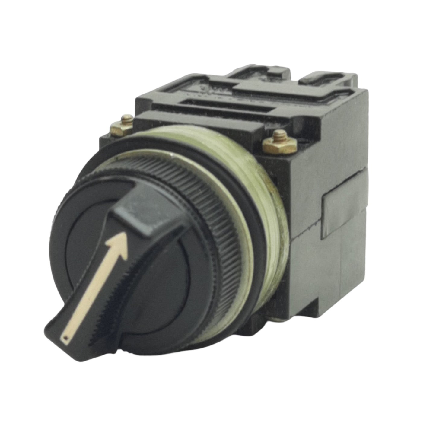 Used General Electric CR104PSG21B92 Selector Switch ø30mm, 2-Position, 2NO+2NC, 150V