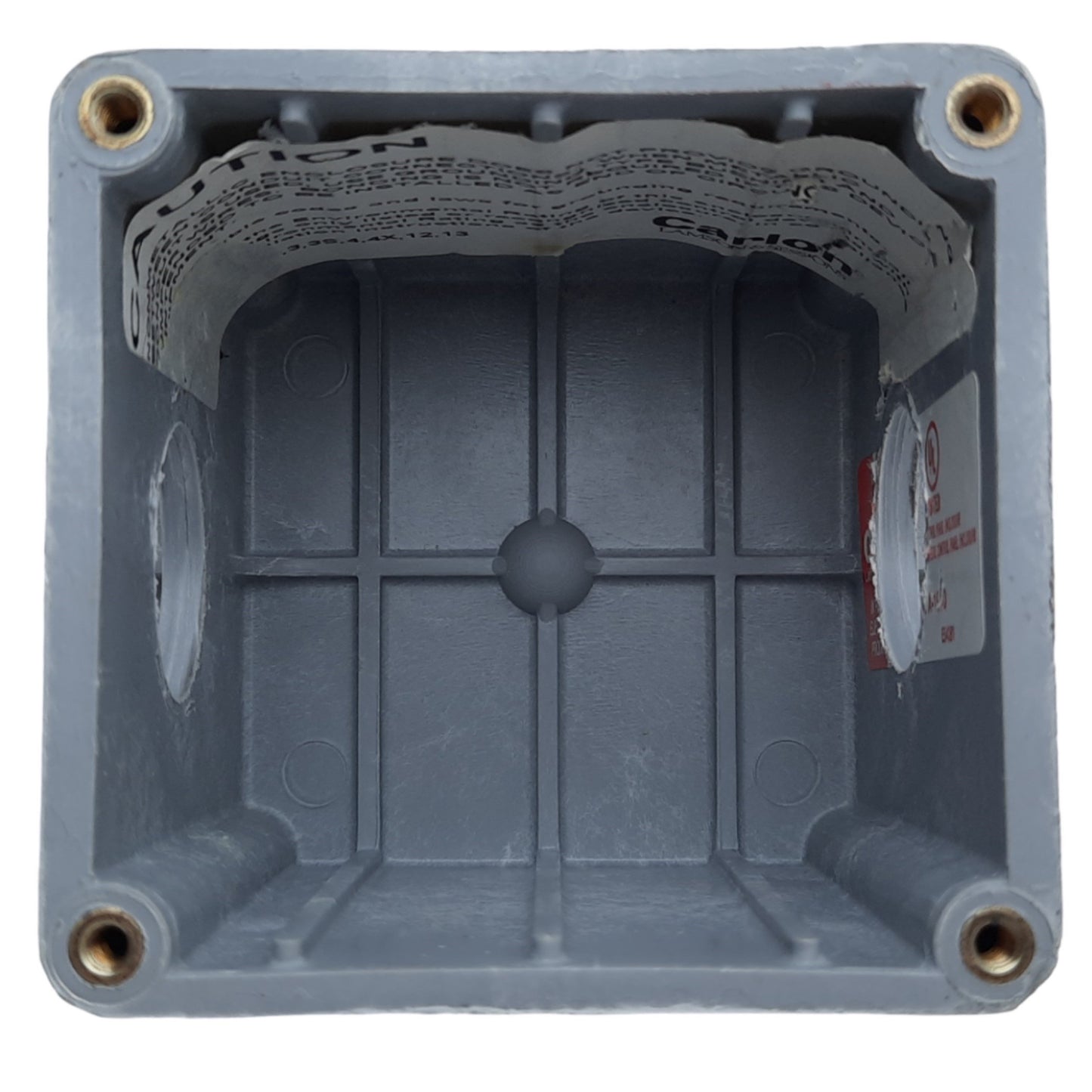 Used Carlon CP100N Circuit Safe PushButton Enclosure 4.88" x 3.50" x 3.45" *3 Holes*