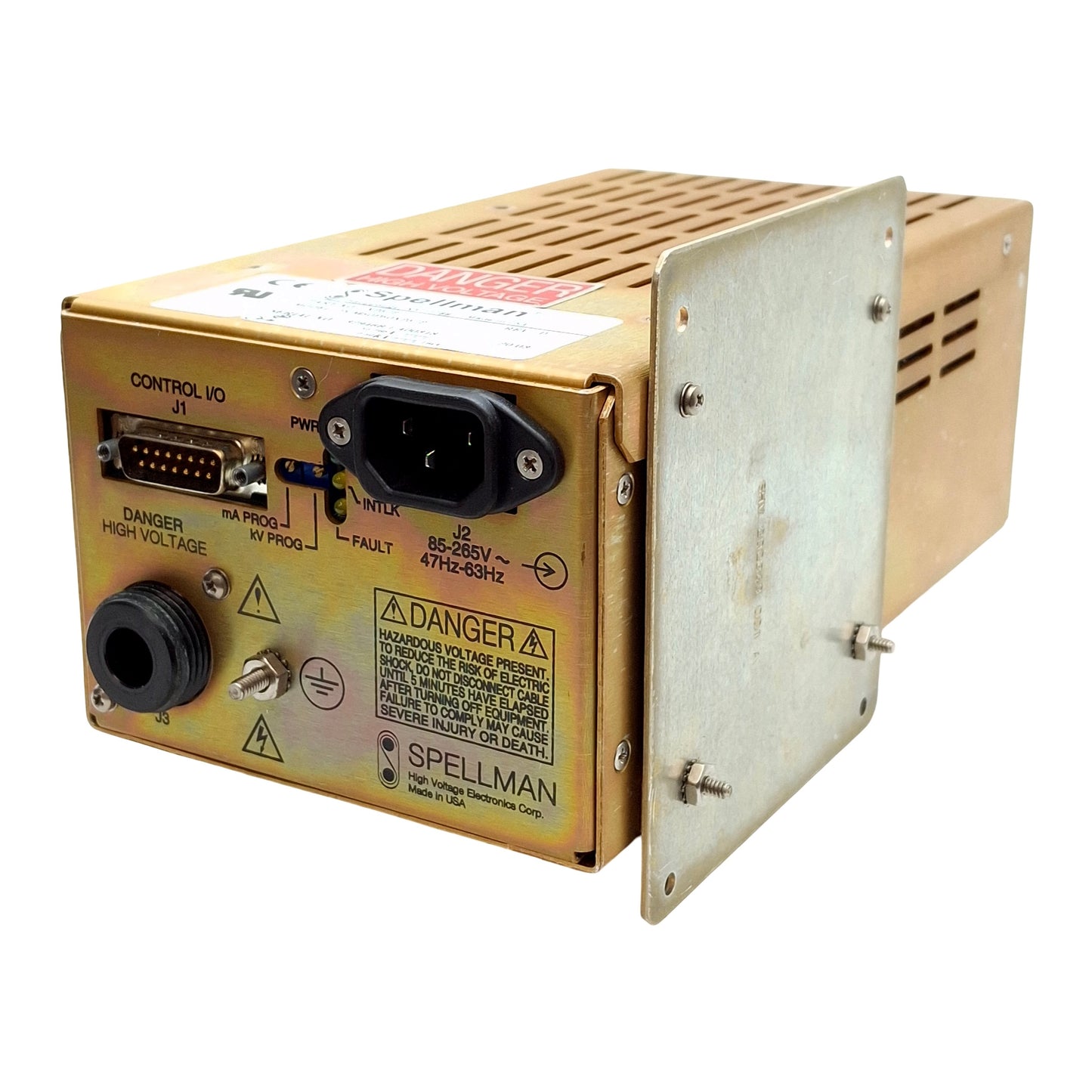 Used Spellman PCM50P50X2572 X-Ray Power Supply, 85-265VAC IN, 0-50kVDC 1mA OUT