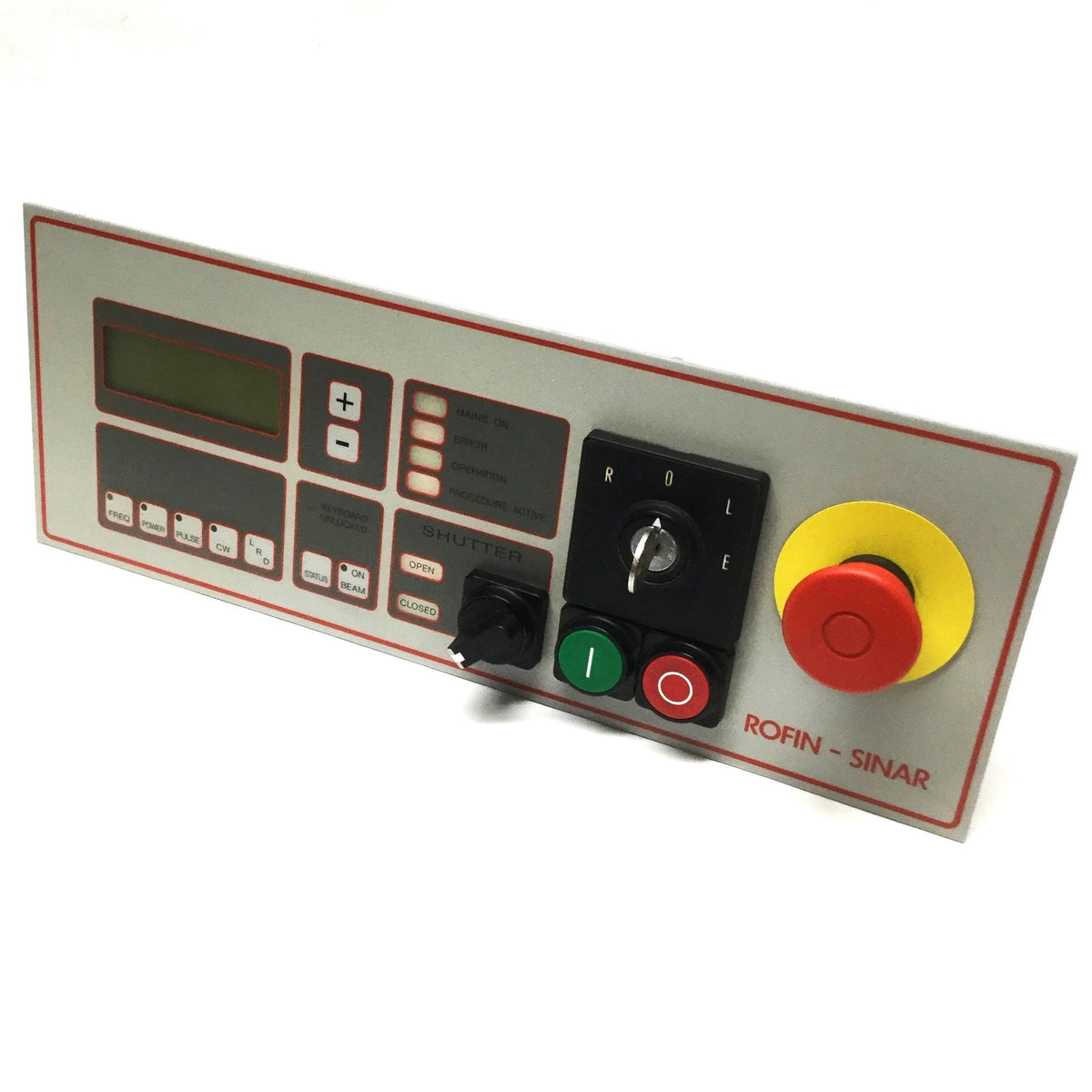 Used Rofin-Sinar 3560092 Laser Operator Control Panel from Power Line RSM-100Q