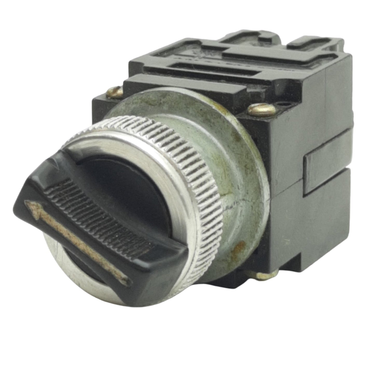 Used General Electric CR104PSG21A92 Selector Switch ø30mm, 2-Position, 2NO+2NC, 150V