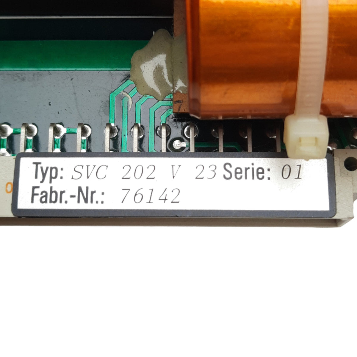 Used Hauser SVC 202 V63 Servo Amplifier, Used With MSE Servo Control System