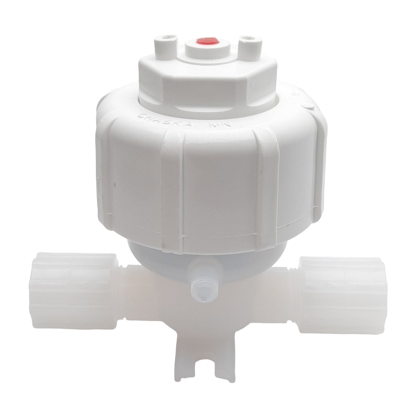 Used Entegris 202-66-01 Integra Pneumatic Valve 2-Way NC, ø1/2in Flaretek Tube, 80psi