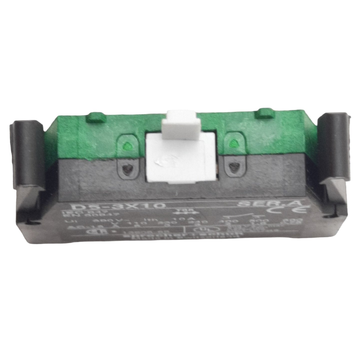 Used Sprecher & Schuh D5-3X10 Ser A Pushbutton Contact Block 22mm, 1NO, 690VAC 10A