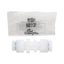 New Entegris PM12GN-1 Straight Union Fitting, 3/4" x 3/4" QuikGrip, Panel Mount, PFA