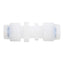 New Entegris PM12GN-1 Straight Union Fitting, 3/4" x 3/4" QuikGrip, Panel Mount, PFA