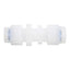 New Entegris PM12GN-1 Straight Union Fitting, 3/4" x 3/4" QuikGrip, Panel Mount, PFA