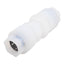 New Entegris PM12GN-1 Straight Union Fitting, 3/4" x 3/4" QuikGrip, Panel Mount, PFA