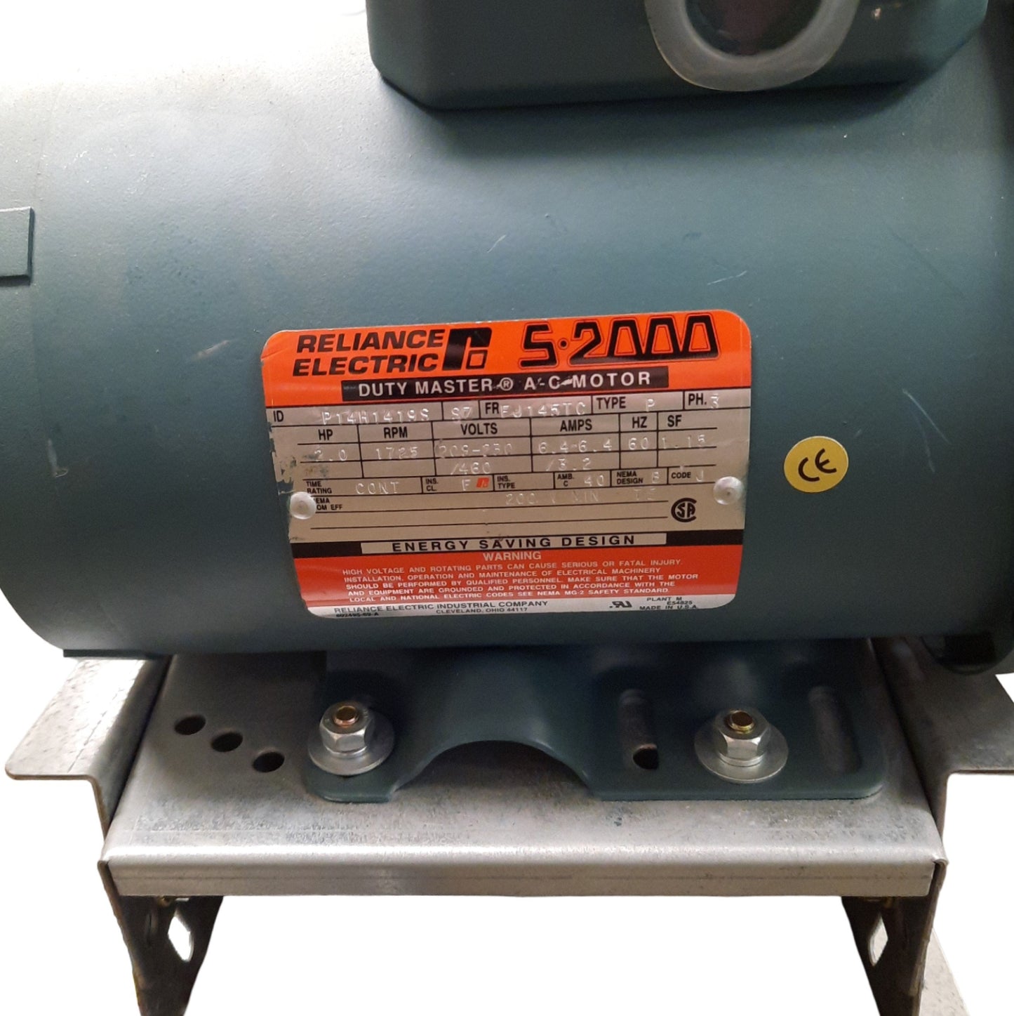 Used Wolter TRZ 01-160 Centrifugal Fan W/ Motor, 208-230/460VAC 3-Ph, Up to 2000CFM