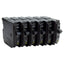 Used Lot of 6 Square D QO115 Mini Circuit Breaker, 1-Pole, 15A, 120/240VAC, Plug-In