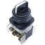 Used Allen Bradley 800H-JR4 Selector Switch, 3-Position Knob, 30mm, Spring Return