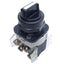 Used Allen Bradley 800H-JR4 Selector Switch, 3-Position Knob, 30mm, Spring Return