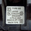 Used Square D QO320 Miniature Circuit Breaker, 3-Pole, 20A, 120/240VAC, Plug-In