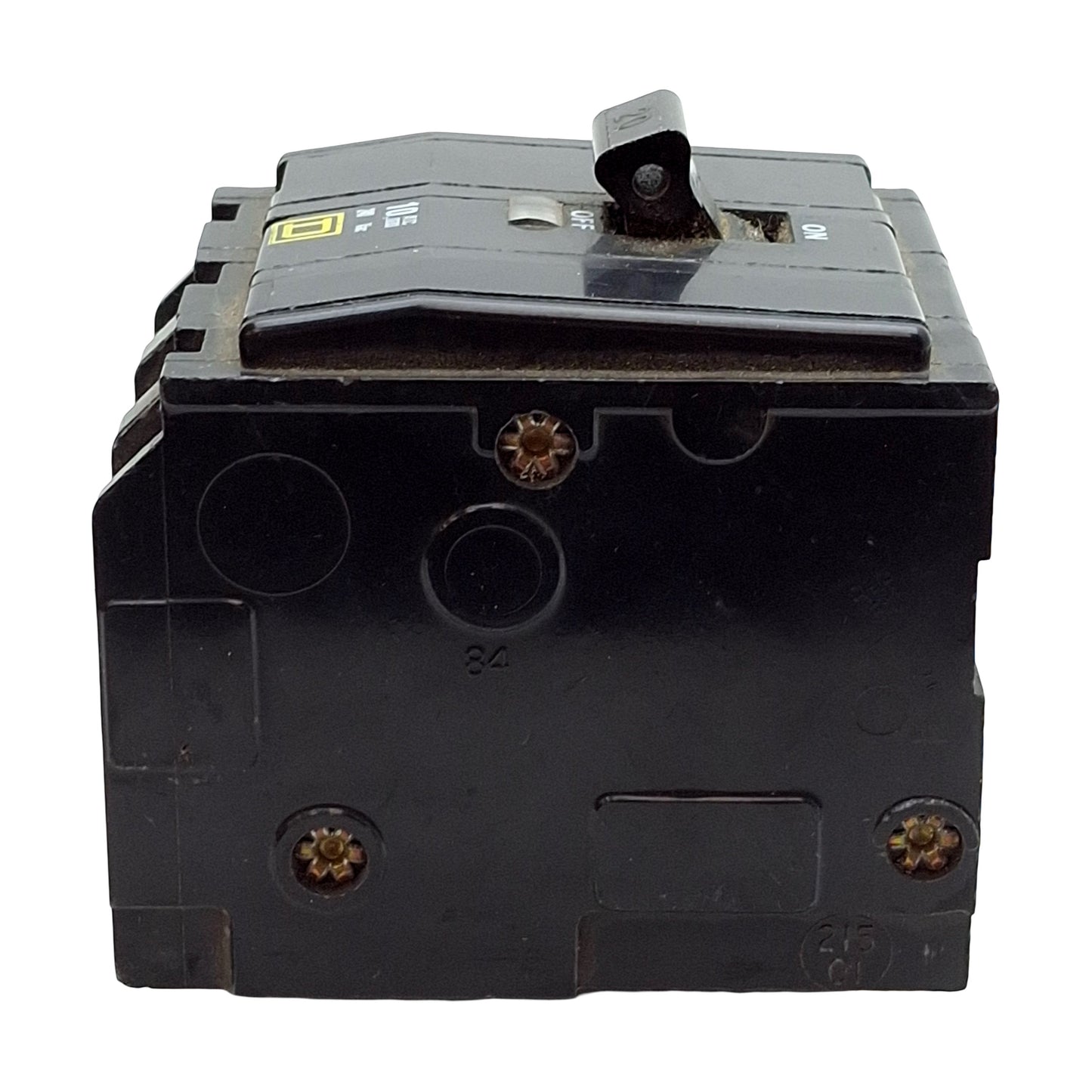 Used Square D QO320 Miniature Circuit Breaker, 3-Pole, 20A, 120/240VAC, Plug-In